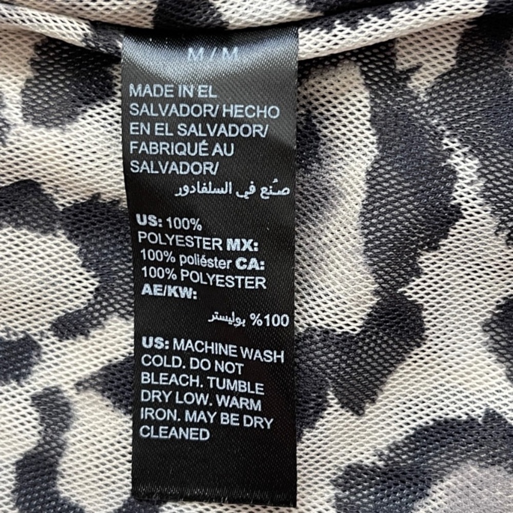 White House black market one shoulder animal print top. - Picture 4 of 4